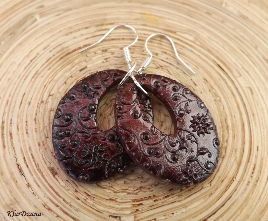 Náušnice Inka oválky b