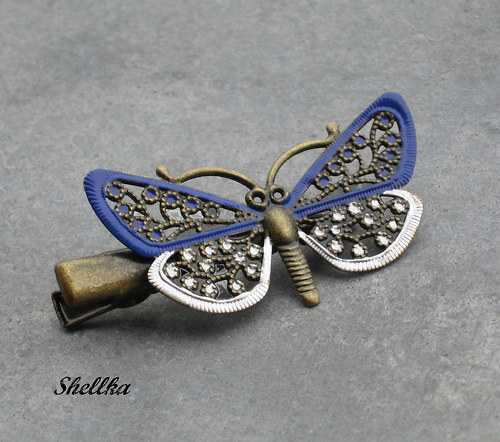 Spona do vlasů motýlková 2