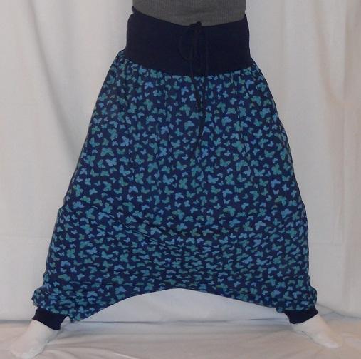 Turecké kalhoty Motýli na cestách S-L