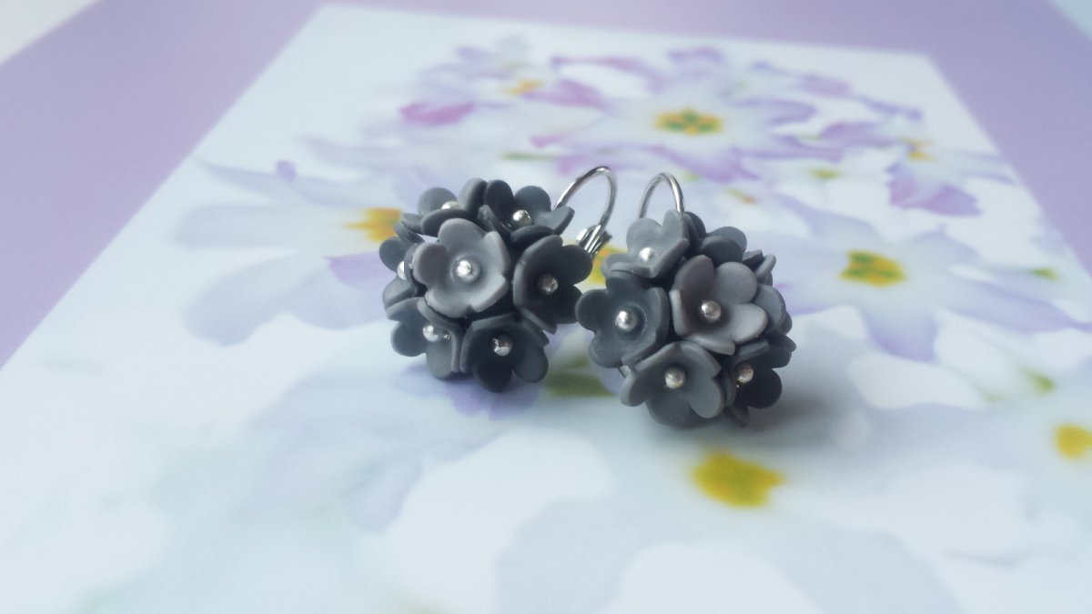 květinky náušnice