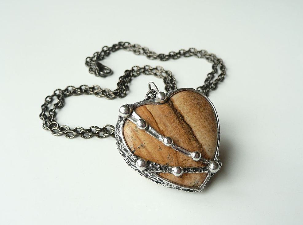 Pevné pouto.. (jaspisové srdce)