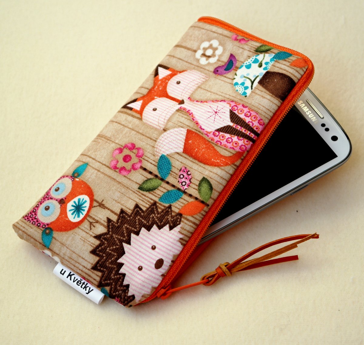 JEŽEK S LIŠKOU - obal na mobil