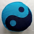 meditační podsedák modrý