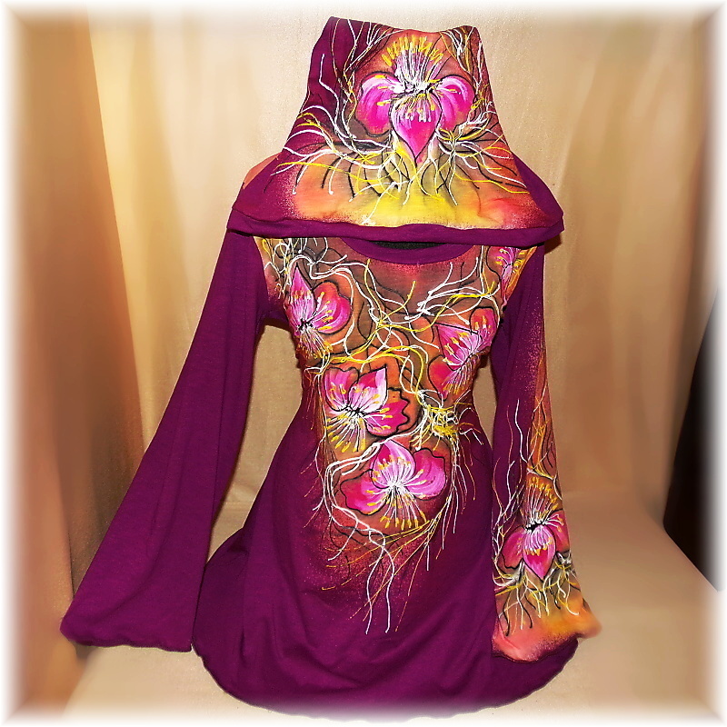 Tunika malovaná,M,L,XL,XXL