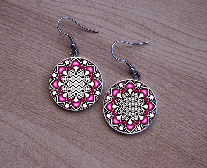 Růžové Lekníny - ANTIALERGICKÉ NÁUŠNIČKY 