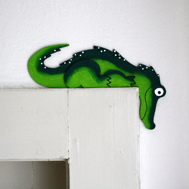 Krokodýl - hlídač dveří, pravý