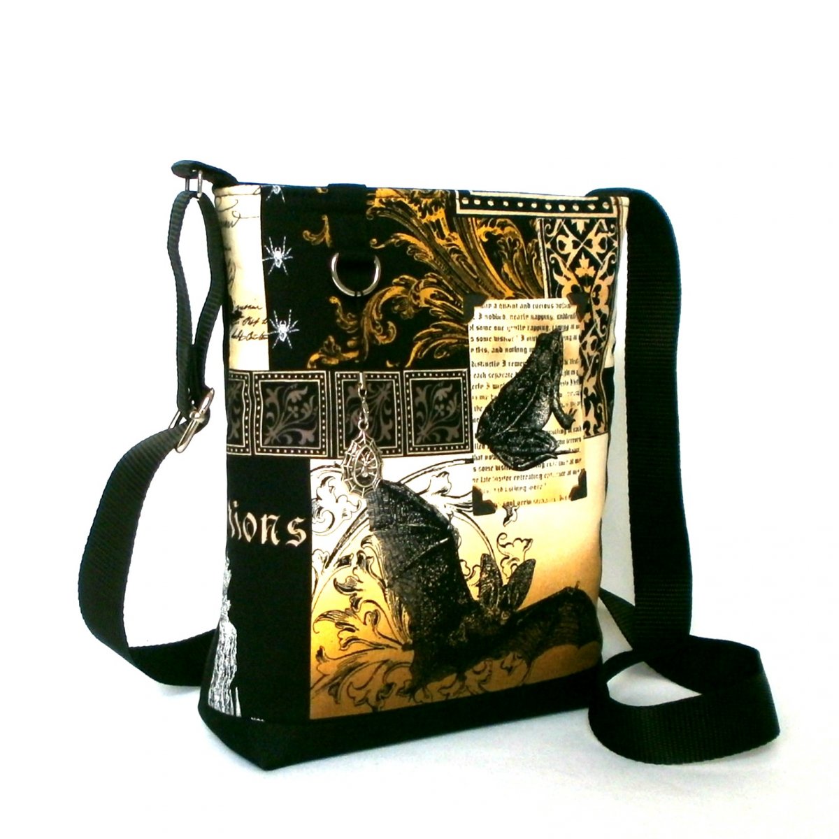 Kabelka XYLDA malá IV s pavučinou