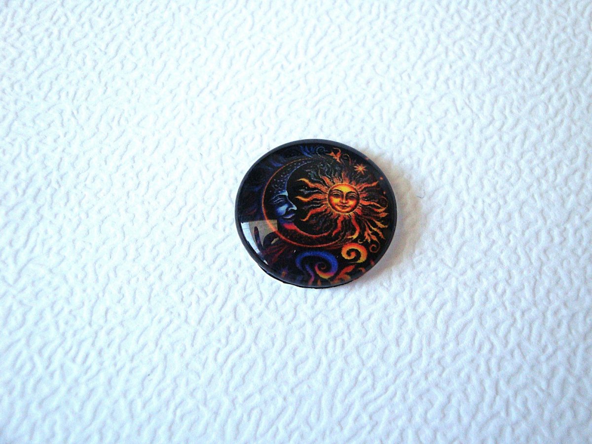 Skleněný kabošon 20 mm (1ks)