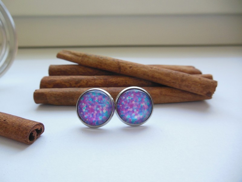 Růžovomodré odlesky (puzetky - nerez. ocel)