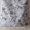 SKLADEM Vyztužený kapsář do školky na ramínko Letadla