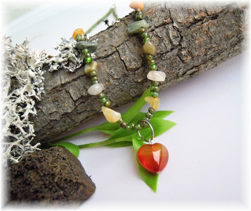 Srdíčkový z karneolu