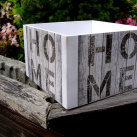 MDF box - 20 x 20 x 12,5 cm - Home
