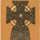 Keltský kříž II - akvarel