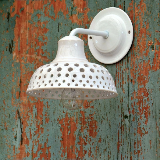 Keramická nástěnná lampa Beata