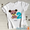 Dětské narozeninové tričko s medvídkem