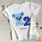 Dětské narozeninové tričko s modrým medvídkem