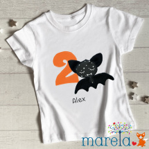 Dětské narozeninové tričko s netopýrem