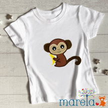 Dětské hravé tričko s opičákem