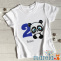 Dětské narozeninové tričko s pandou