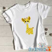 Dětské hravé tričko se žirafou