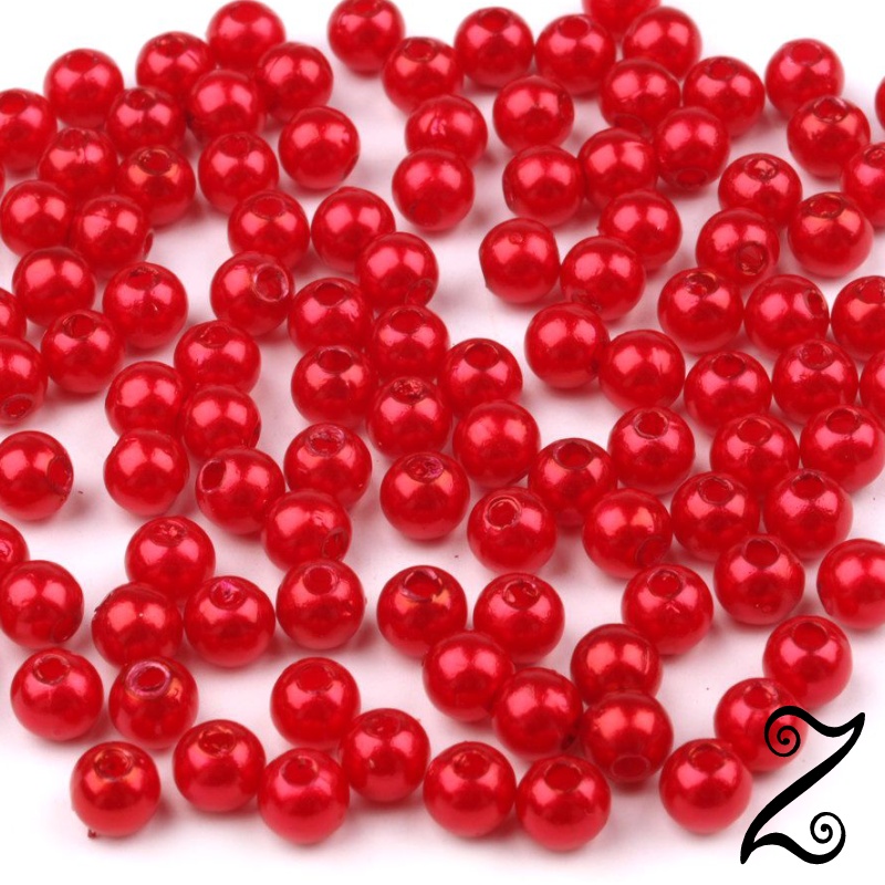 Voskovky, červená, 4 mm (100ks)