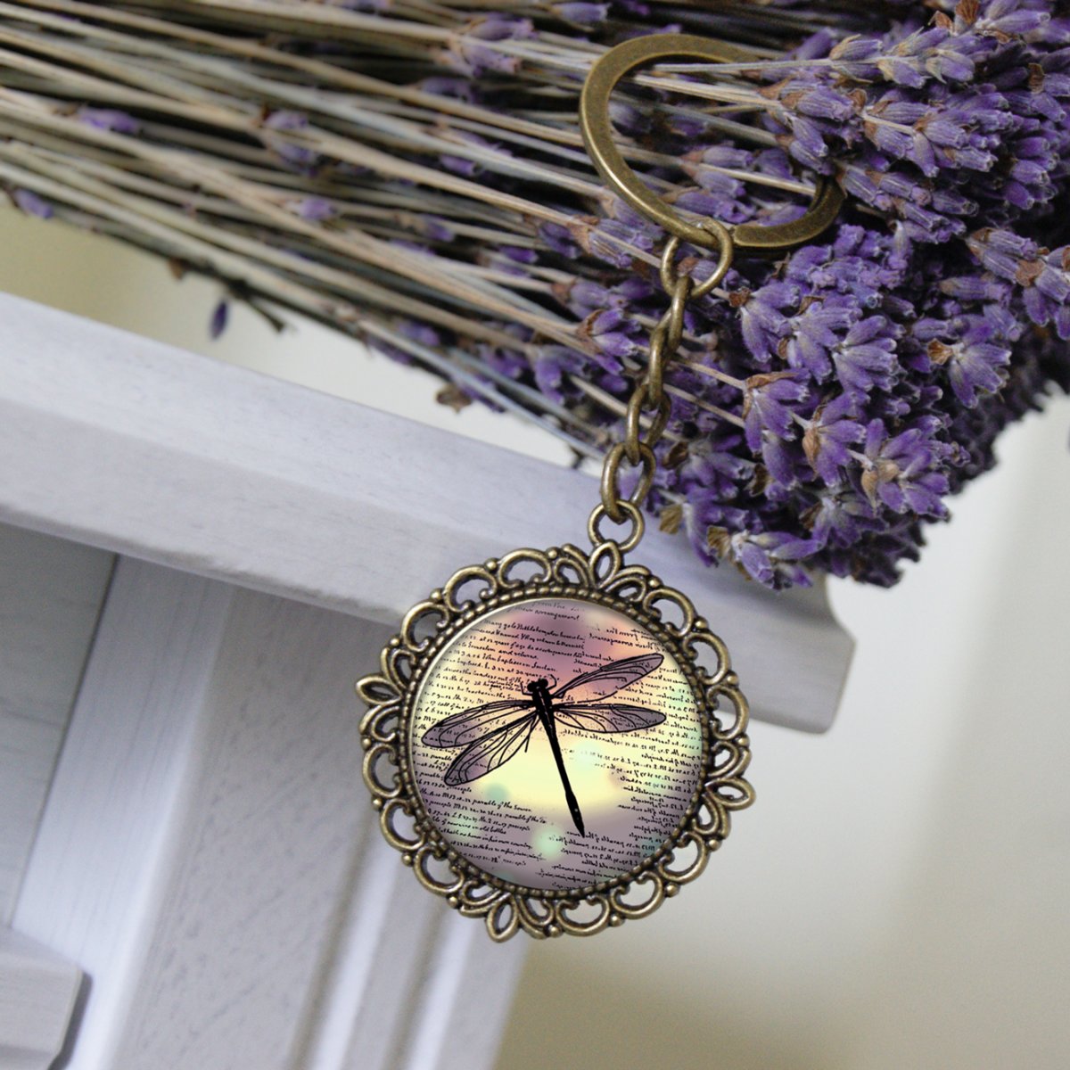 Vážka - Přívěsek na klíče