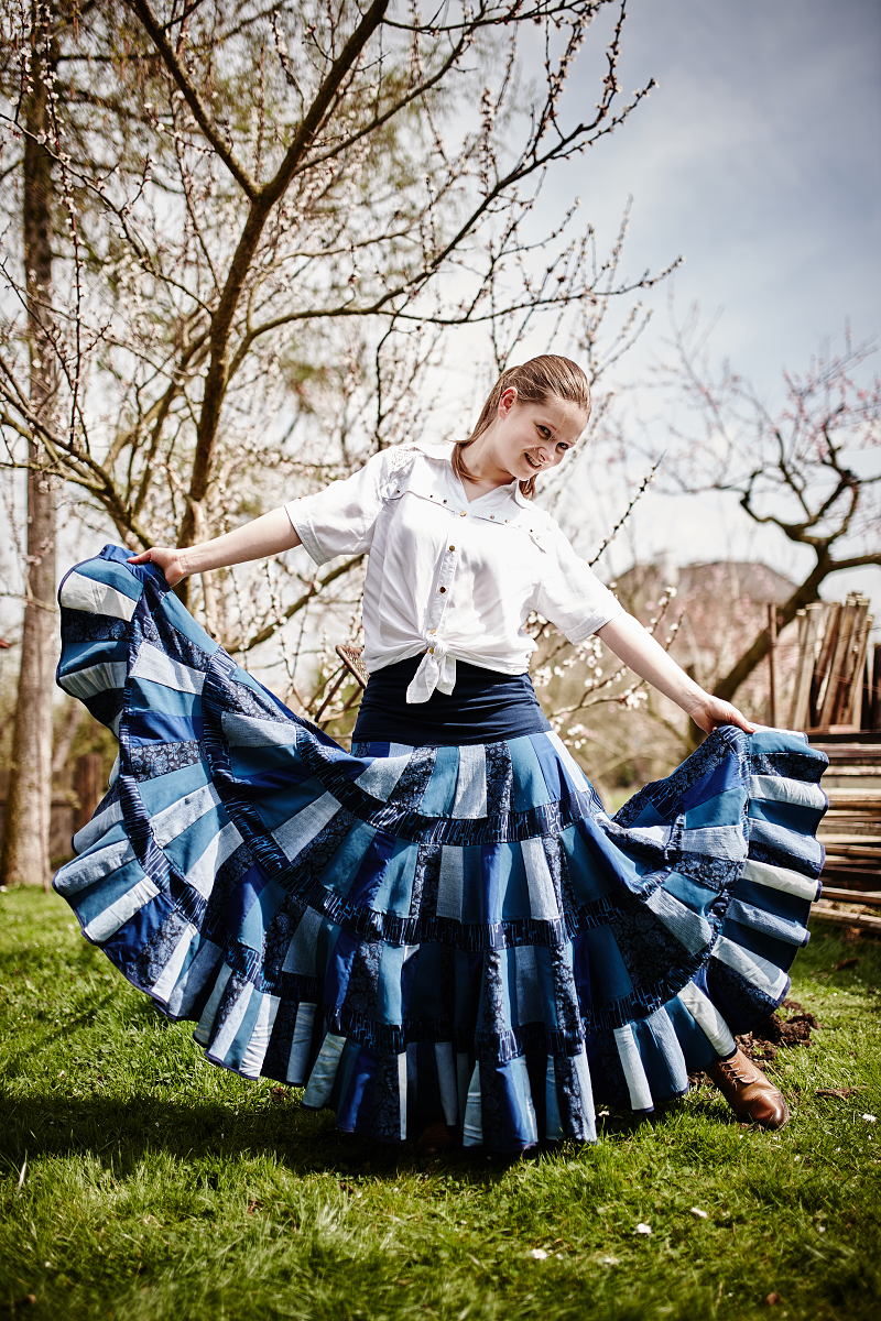 Patchworková sukně Mary Ann