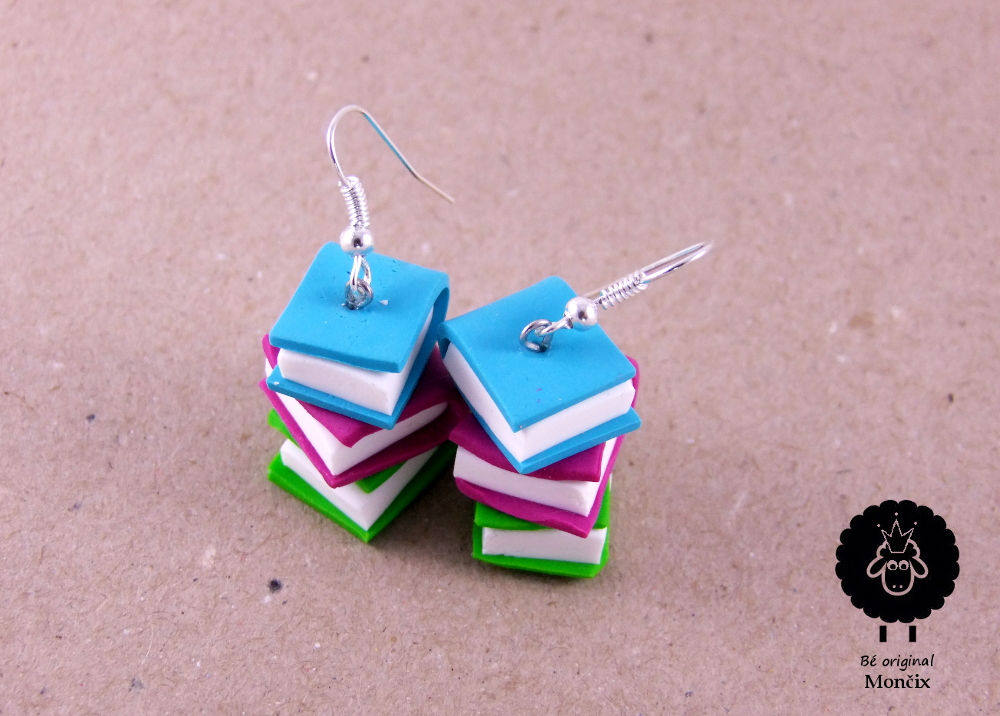 Knížky - náušnice