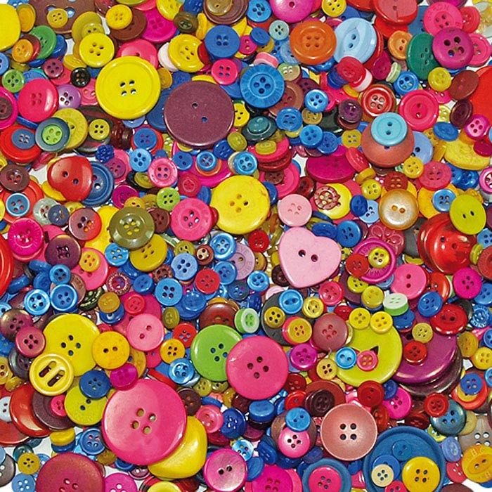 Knoflíčky 500g - Zářivý mix