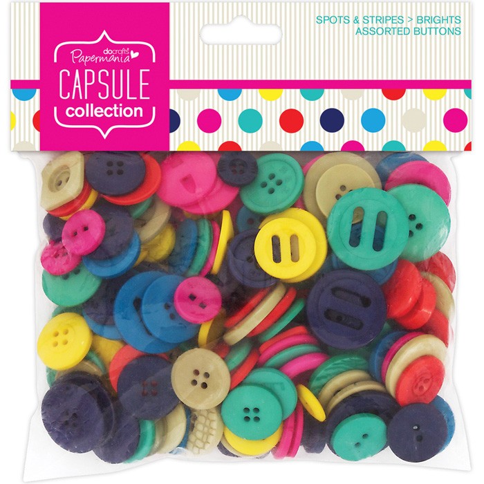 Knoflíky mix (250g) Capsule Summer