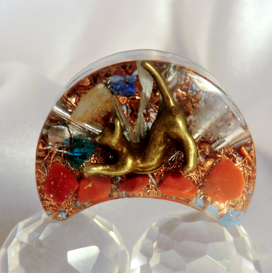 Osobní 7 - Obrázek v orgonitu *Kočička*