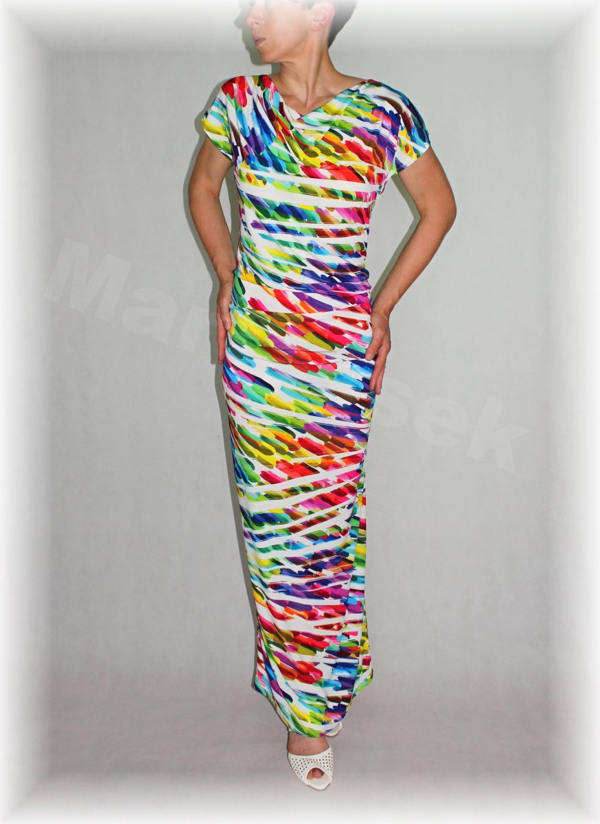 Šaty dlouhé s vodou vz.316