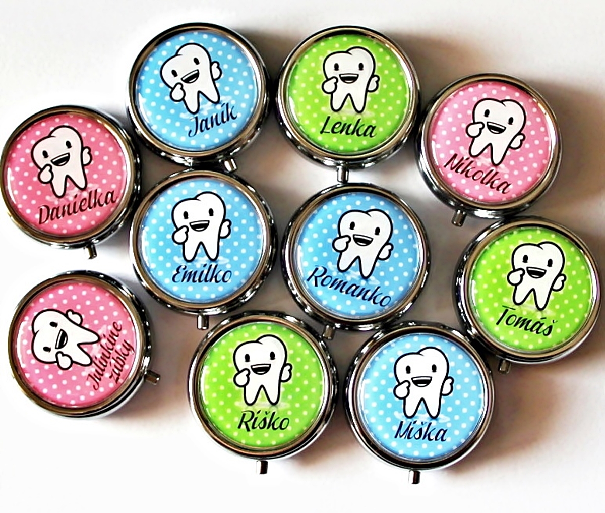 krabička Zoubek na dětské mléčné zoubky