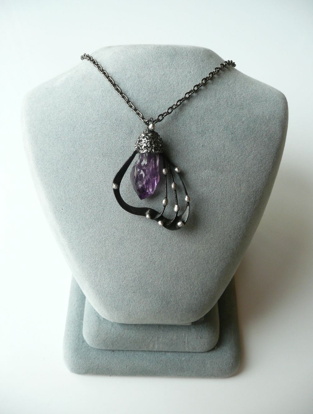 Motýlí křídlo.. ( s ametystem)