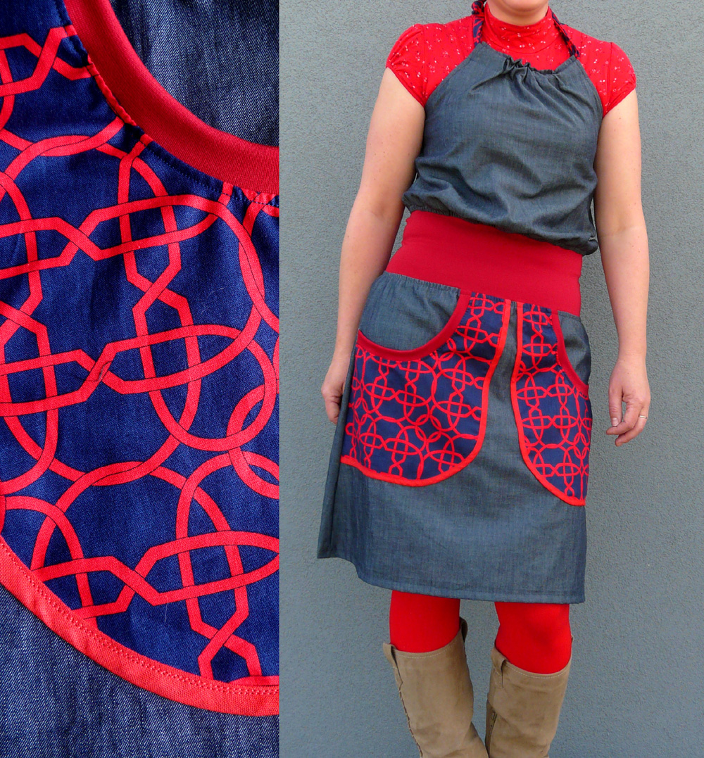 Šaty - Denim Labyrinth