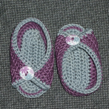 Sandálky fialové