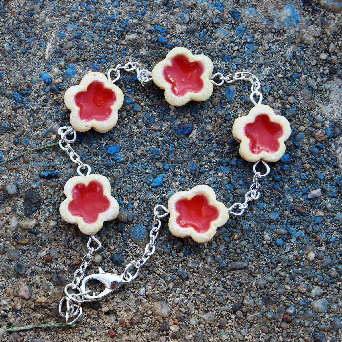 Linecké kytičky náramek