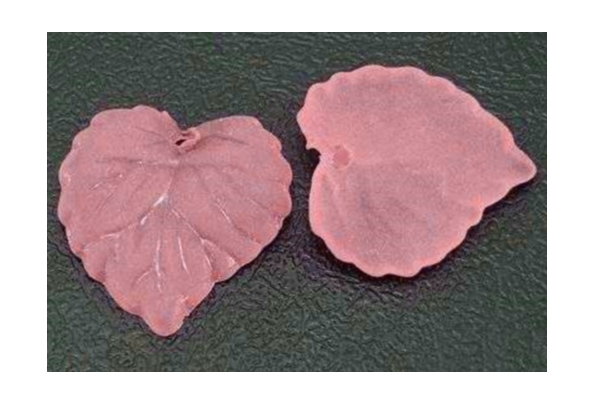 Lístek 15x15x2 mm - 5ks