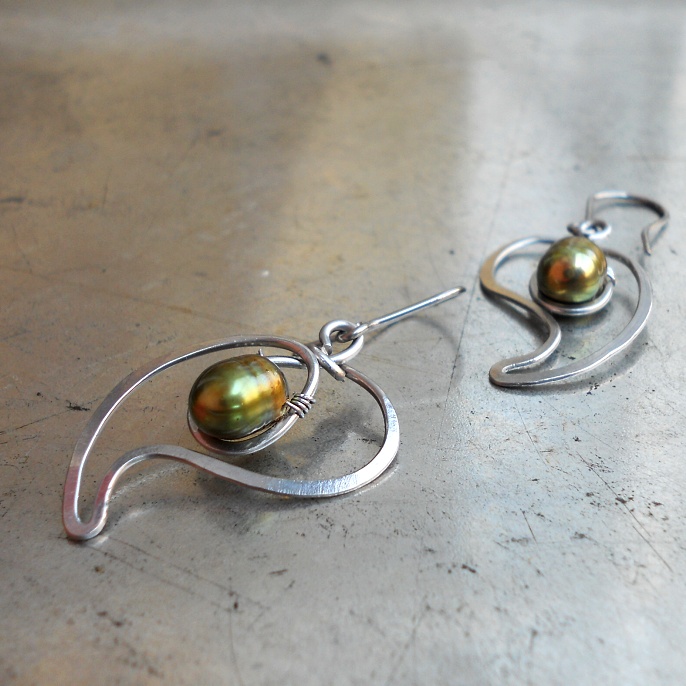 Náušnice Lístečky