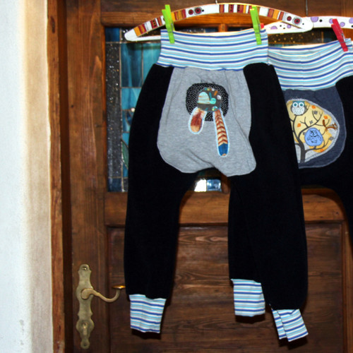 Teplé gatě indiánské 4/5 let