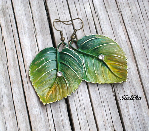 Náušnice ,,AUTUMN LEAVES,,