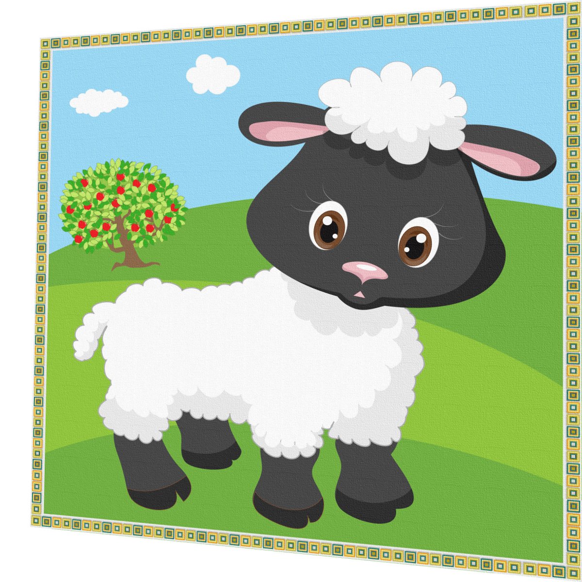 BAVLNĚNÝ PANEL - VELKÝ 29 X 29 cm LP160