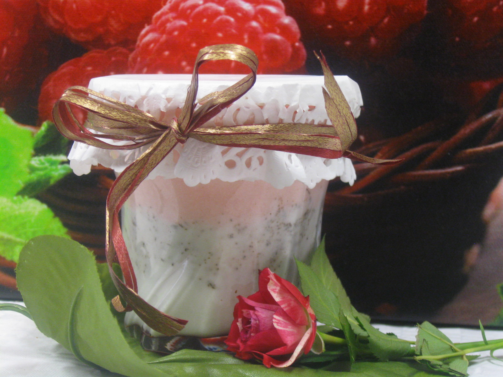 Krémové Mýdlo - Jahodová Stracciatella