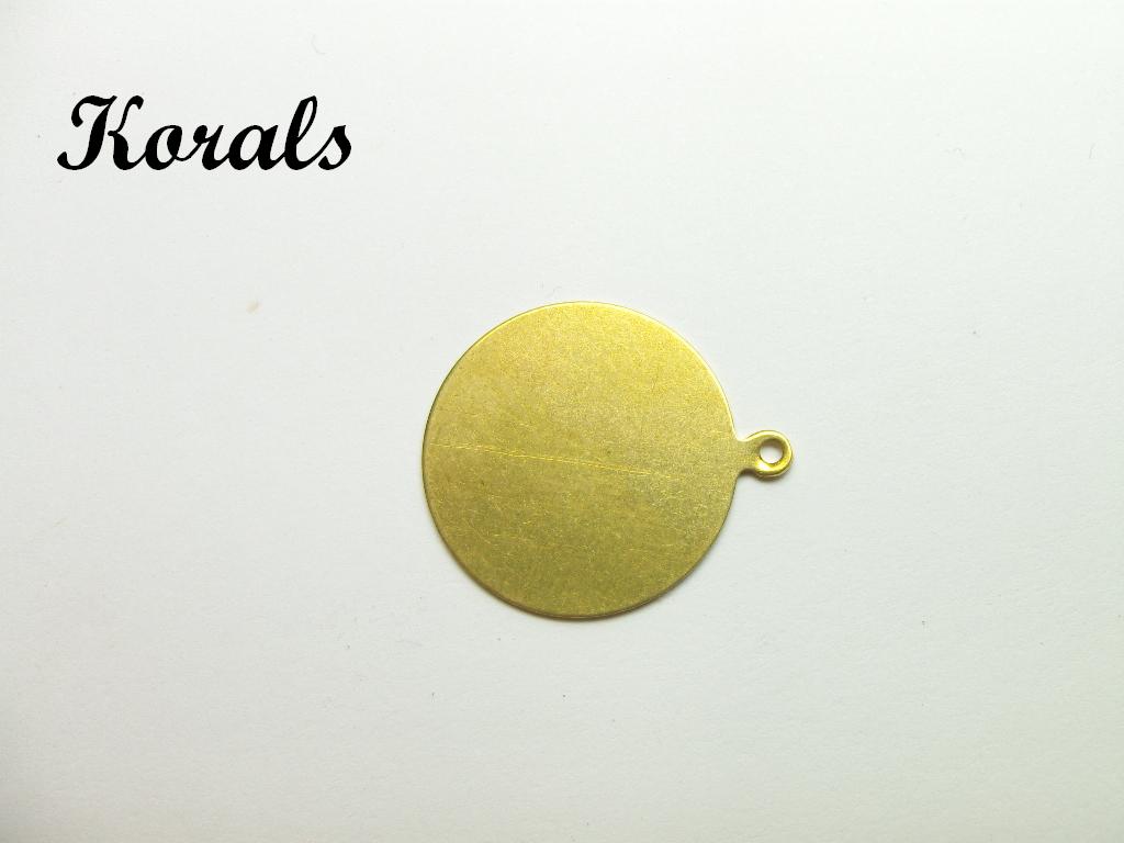 2129 výřez KRUH / Ø 18 mm / b. bronzová