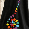Fleecová sukně s čakrovým květem