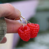 náušnice maliny