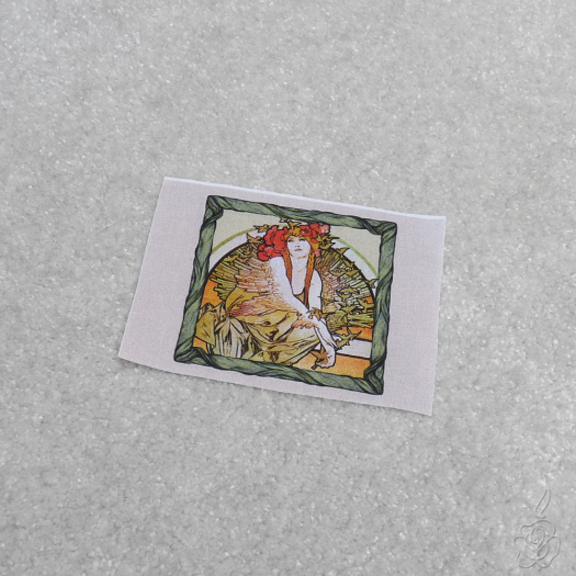 Malý bavlněný panel Alfons Mucha 4