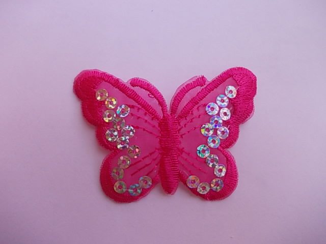 Nažehlovačka - motýl 