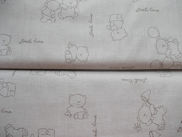 100 % BAVLNA -méďa na režné