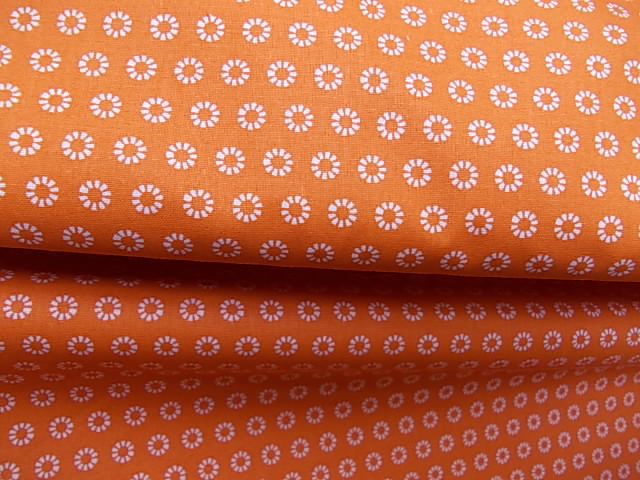 100 % BAVLNA - kroužkové kytičky